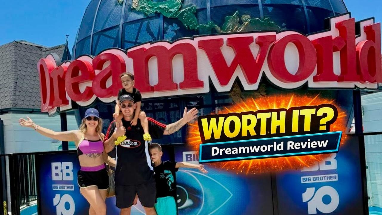 Our First Video at Australia’s Biggest Theme Park 🎢 | Dreamworld Family Adventure
