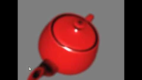Nvidia CUDA postProcessGL (teapot) SDK example running on ubuntu 9.10 x64