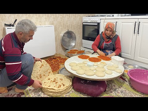 Yeni Tandırda Biberli Ekmek Köy Ekmeği Tarifi~Yok Böyle Lezzet