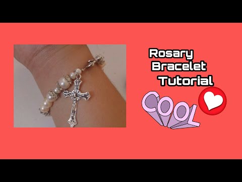 HOW TO MAKE ROSARY BRACELET!!! Maestra 02