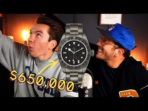 Tudor's $650,000 Black Bay.