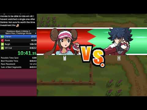 Pokemon White 2 - Challenge Mode - Baton Pass Speedrun in 4:13:12 [Current WR]