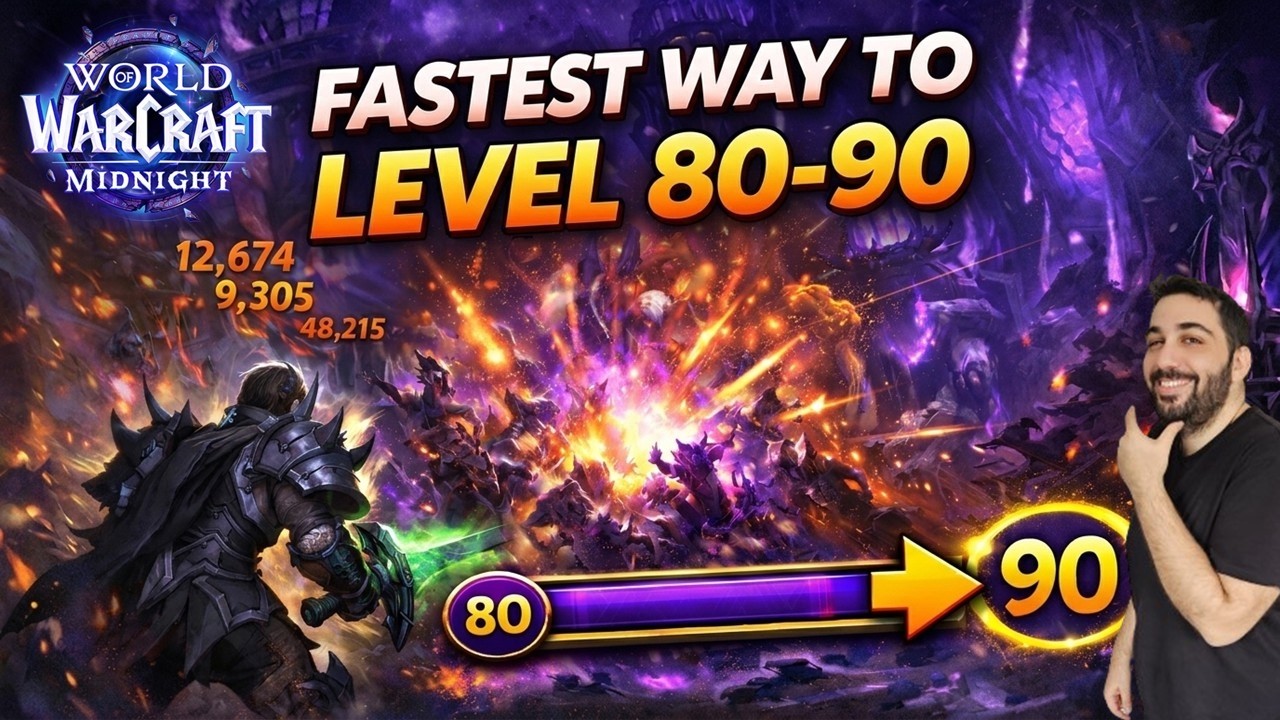 Level 80 Breakdown Tutorial The Fastest Way to Level 80–90 | WoW Midnight Leveling Guide - YouTube