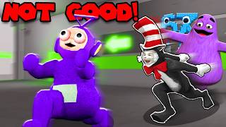 ESCAPE FROM CAT IN THE HAT GRIMACE SHAKE 67! | Tinky Winky Plays: Roblox Compilation