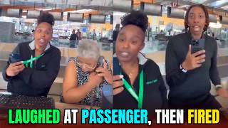 Frontier Airlines Staff FIRED After Mocking Passenger Who Missed Flight | Viral Airport Video