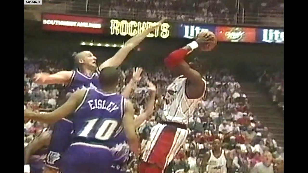 Hakeem Olajuwon Puts On A Post Move Clinic - Jazz @ Rockets 1997 WCF ...