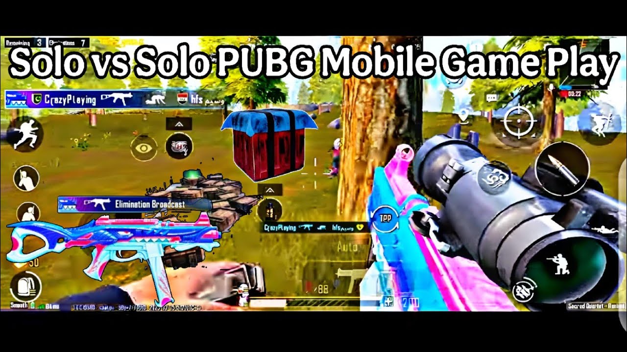 Solo vs Solo PUBG Mobile Game Play - YouTube