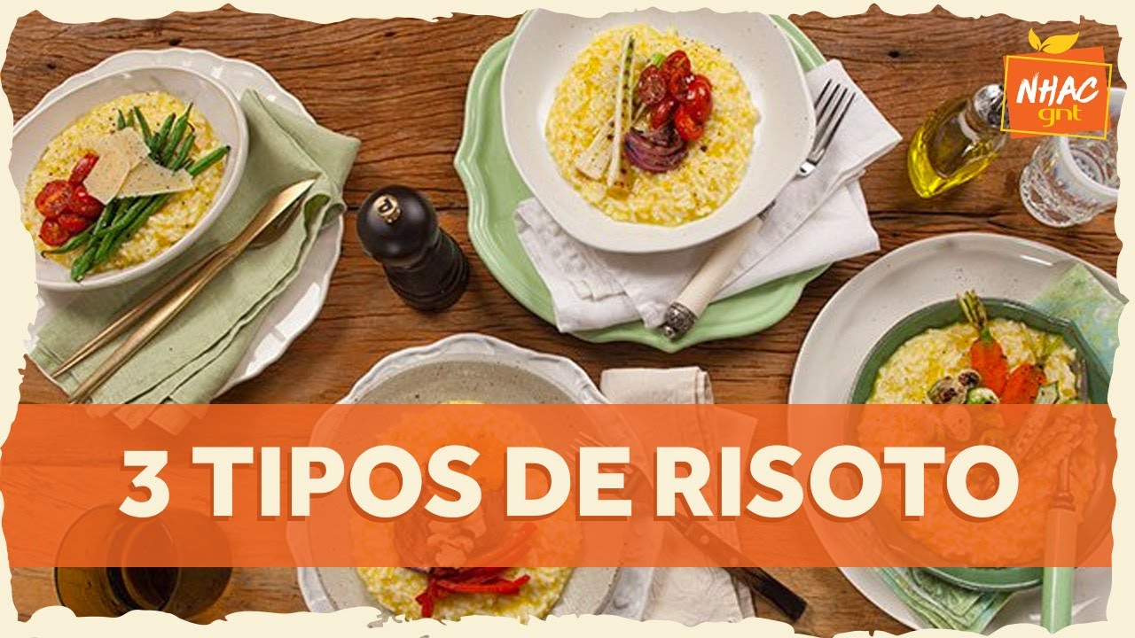 3 tipos de risoto: aprenda receitas fáceis de risoto cremoso com cogumelo e legumes | Compilados