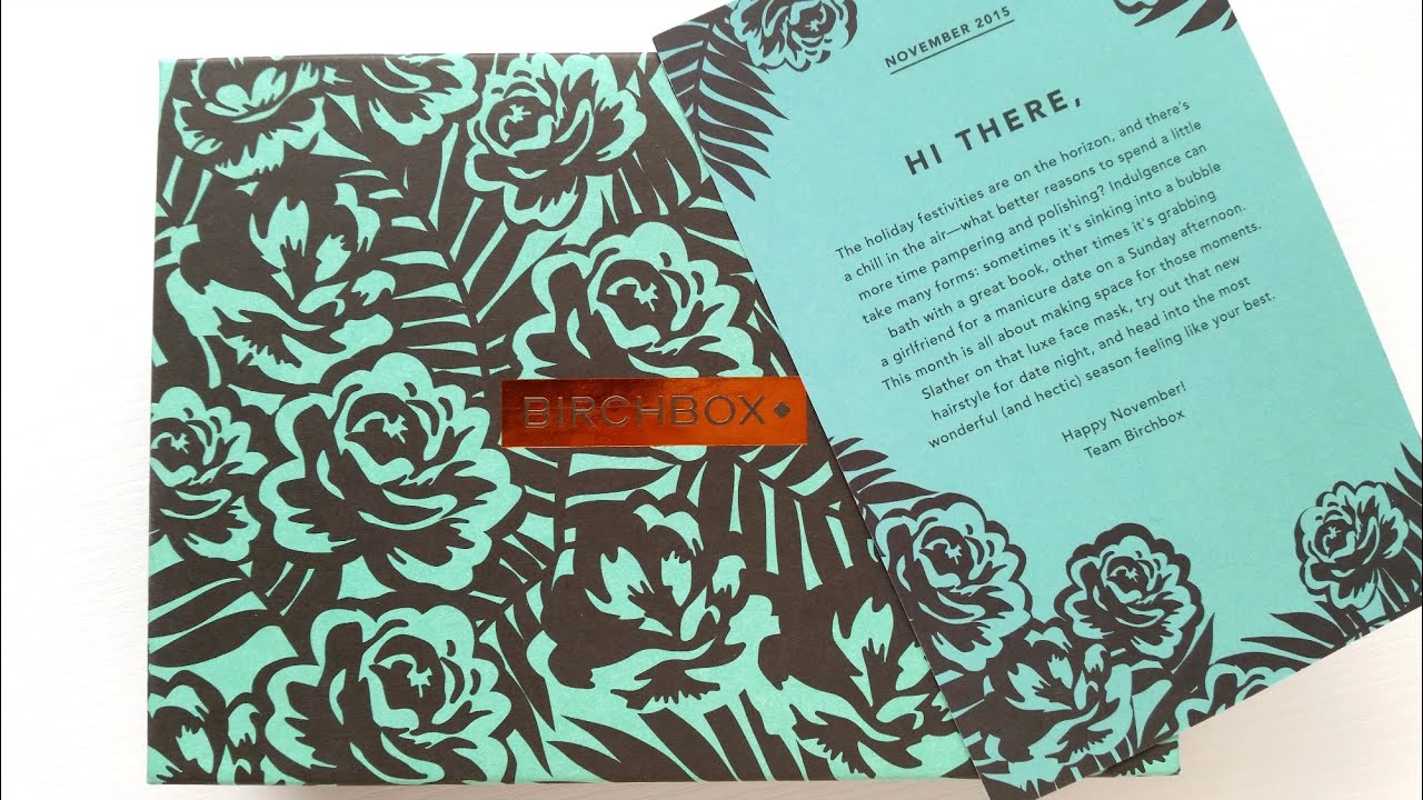 BirchBox ✿ November 2015 ✿