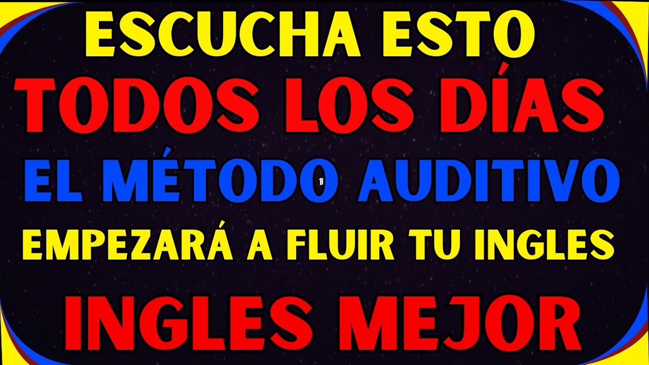 🚀 Escucha Esto Todos los Días y Mejora Tu Inglés Rápidamente