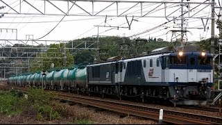 5885レ EF64-1009+EF64-1046 コキ52105ぶらさがり