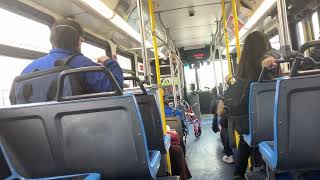 CTA On Board Riding 2006 New Flyer D40LF Bus 1064 on Route 81 Lawrence from Jefferson Pk to Kimball