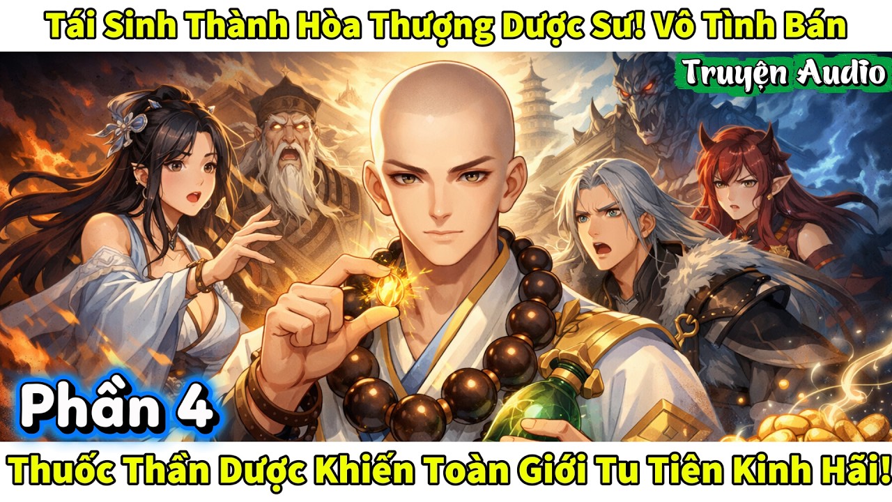 P4 Tái Sinh Thành Hòa Thượng Dược Sư, Vô Tình Bán Thuốc Thần Dược Khiến Toàn Giới Tu Tiên Kinh Hãi!