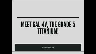 6Al 4V Grade 5 Anium