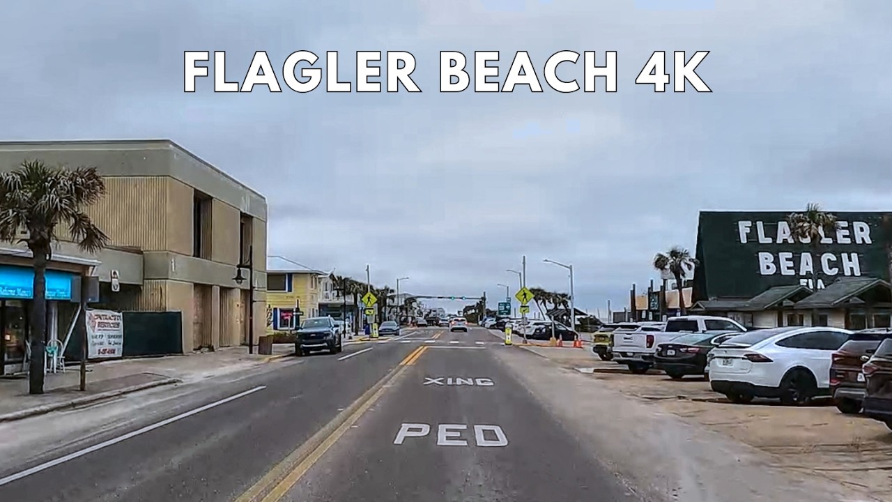 Flagler Beach 4K Driving Tour | Scenic Florida A1A Coastal Drive