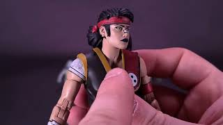 NECA Teenage Mutant Ninja Turtles: The Last Ronin - The Lost Years Casey Marie with Baby Odyn &amp; Uno