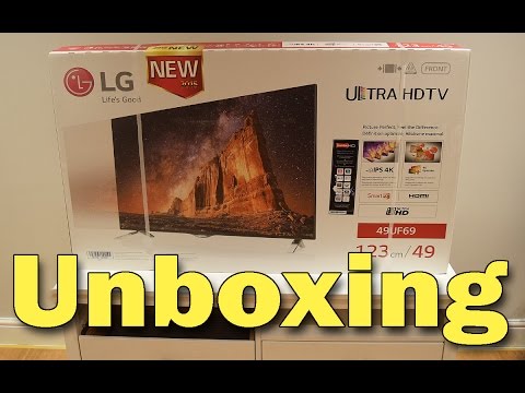 Unboxing: LG 49UF695V 4K Ultra-HD Smart TV