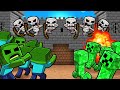 MOB BATTLE MAP WARS! (Creeper vs Skeleton vs Zombies)