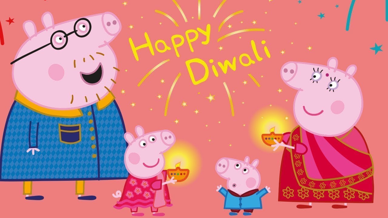 ⁣Peppa Pig in Hindi - Happy Diwali 🎉 हिंदी Kahaniya - Hindi Cartoons for Kids