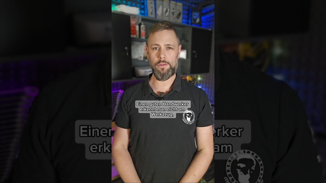 Nicht das Werkzeug entscheidet. Sondern, was du damit hinkriegst.