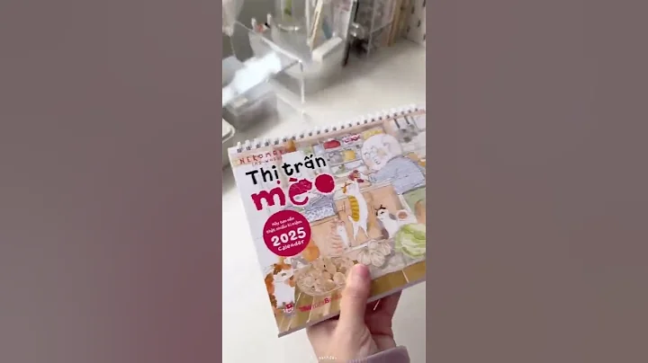 Unbox lịch 2025 | Calendar 2025 vibe Cat | Cre tiktok: @hi.manhday