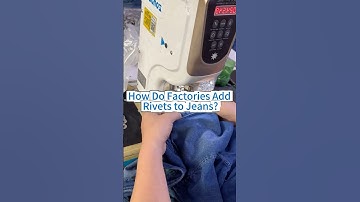 How Do Factories Add Rivets to Jeans?