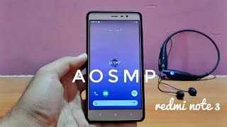 Aosmp rom for redmi note 3 screenshot 2