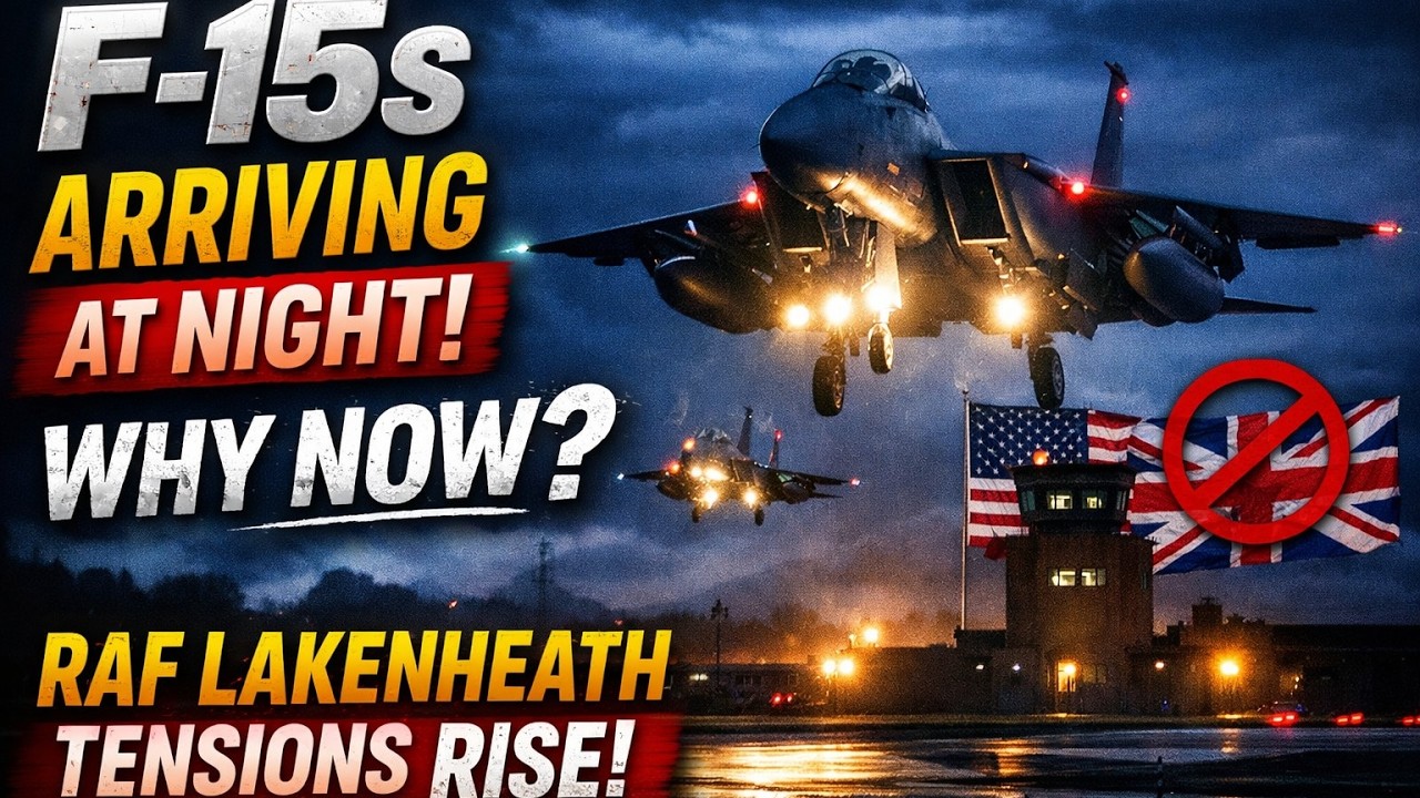 Massive Build up of Fighter Jets at RAF Lakenheath 27th February 2026