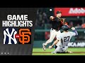 Yankees vs giants game highlights 6124  mlb highlights