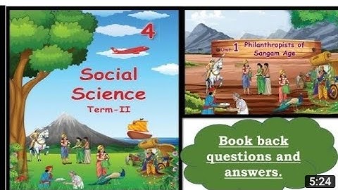 4th_Std_Social science_Term_2_Unit_1_ Philanthropists of Sangam Age _Book Back questions
