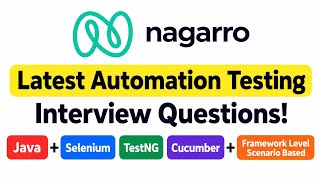 NAGARRO QA Automation Testing Interview Questions #automationtesting #softwaretesting #sdet #java 