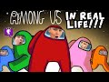 AMONG US In Real Life!! IRL Part 1 with HobbyFamilyTV