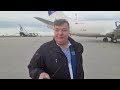 Ан-124 РУСЛАН - Как жара влияет на большие самолеты ? Видео из кабины рейс Лейпциг - Баку.