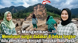 Mengerikan‼️kemunculan sungai baru di lokasi longsor pasirlangu menghenohkan warga pertanda apa ini❓