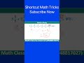 #shorts #viralshorts #shortfeed | math short tricks | math short tricks for competitive exams