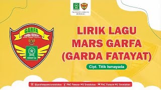 TERBARU!! MARS GARDA FATAYAT (GARFA) | LAGU & LIRIK - PAC FATAYAT NU SRANDAKAN