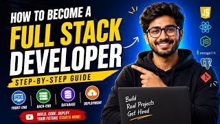 How to Become a Full Stack Developer | Complete Roadmap 2026 | Web Developer Career Guide