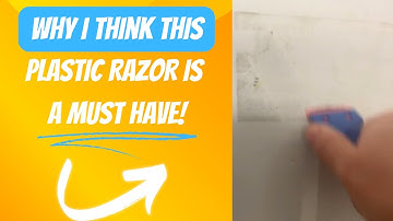 Review of Plastic Razor Blades Scraper Tool