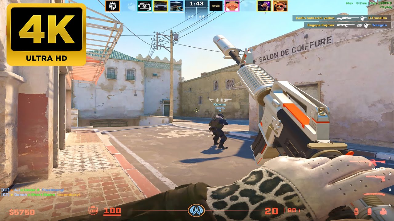 Counter Strike 2 - Dust 2 - Full Gameplay - YouTube