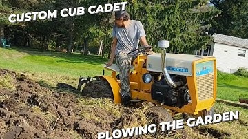 Custom International Cub Cadet Brinly Plow Test
