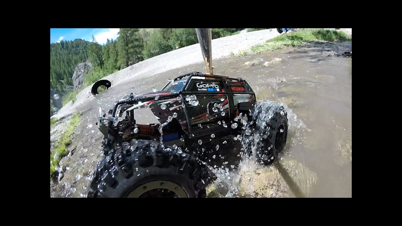Traxxas SUMMIT Deep Water, Caves, and Climbing at Wolverine Canyon