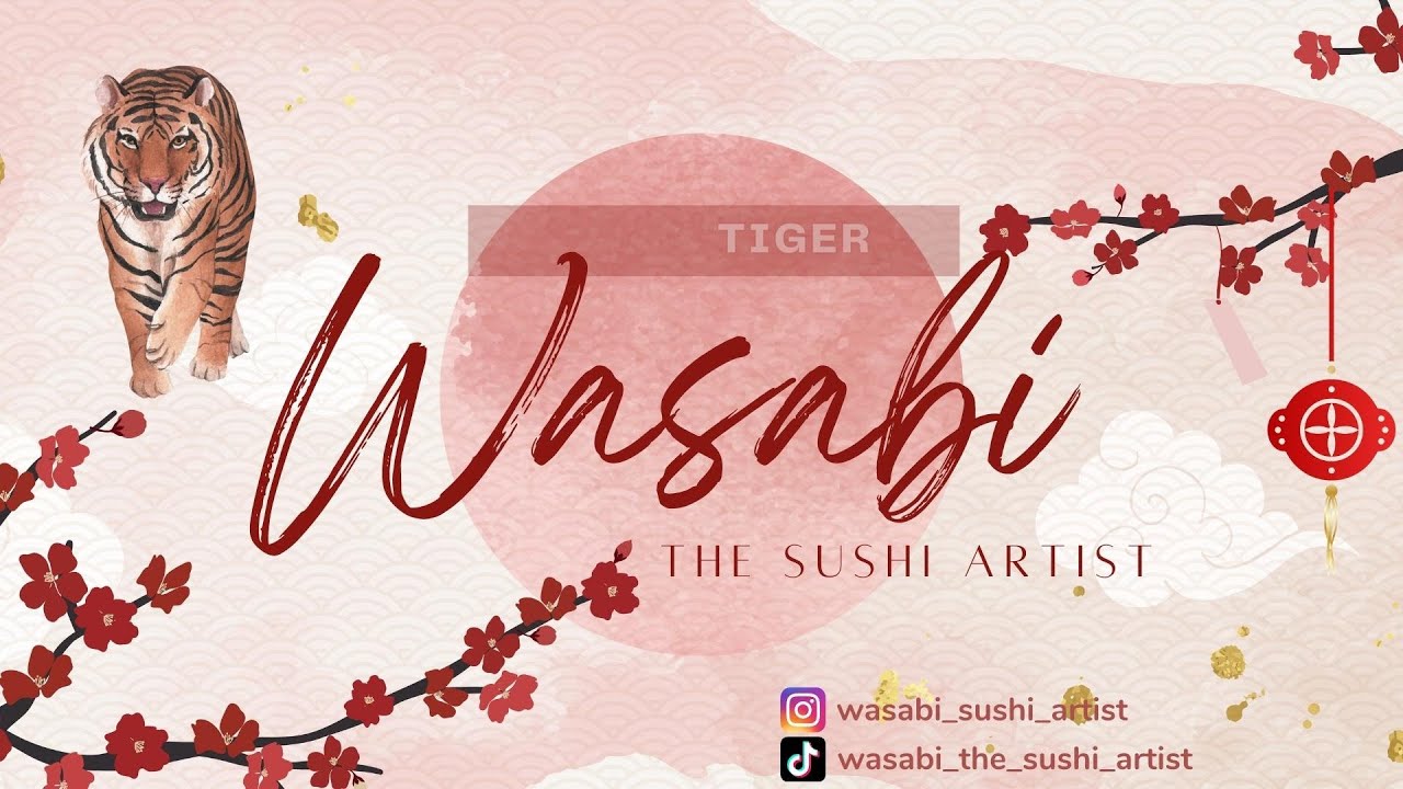 【#28】Sushi Art - Tiger -