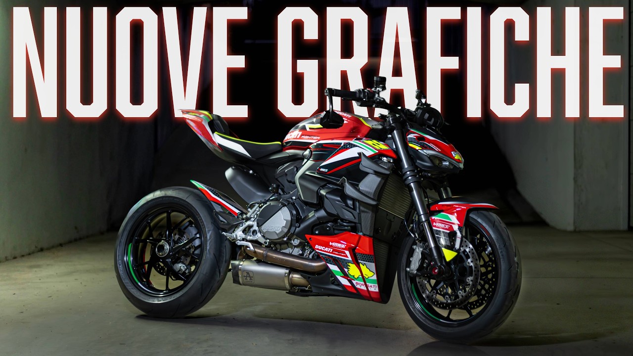 Le nuove GRAFICHE della mia DUCATI STREETFIGHTER V2 sono una BOMBA!