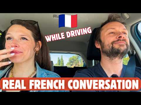 REAL French Conversation with Subtitles - Take a Ride with Us