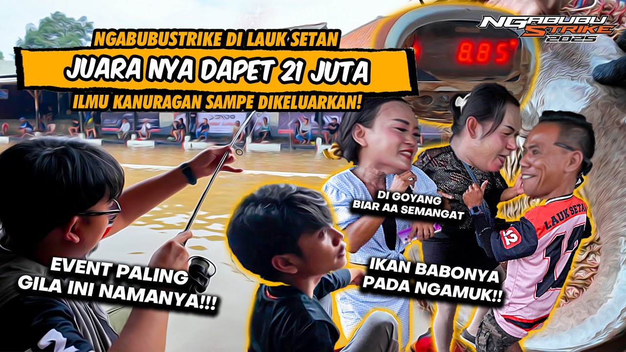 DEMI 21 JUTA! RITUAL MANGGIL INDUK DIJOGETIN IKAN AUTO NGUMPUL SEMUA! NGABUBUSTRIKE LAUK SETAN