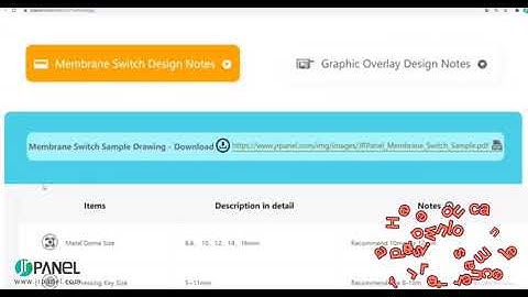 JRPanel-Membrane Switch Design