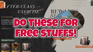 Do These Things for Free Stuffs! After Class Exercise! [Reverse: 1999]