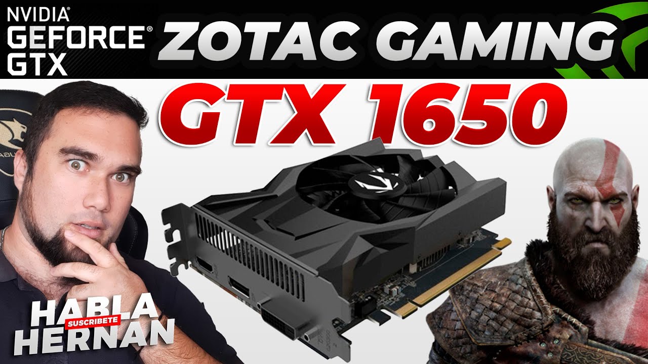 Nvidia Geforce GTX 1650 Zotac Gaming 4GB - YouTube