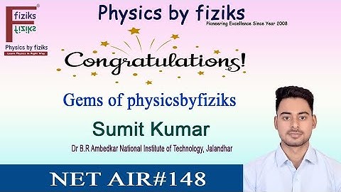 Words from student about Physics by fiziks || CSIR NET -Dec2024; AIR_148