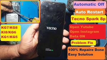 Tecno Spark 8P (KG7) Automatic Switch Off Problem Solved ! Tecno Phone Auto Restart Problem Solved.